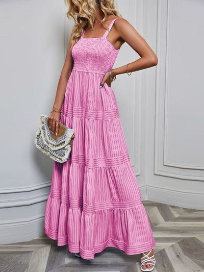 New In Spring and Summer 2023 New Women&#39;s Wear Suspender Waist Band Holiday Dress Vintage Sexy Beach Dress for Women Dresses