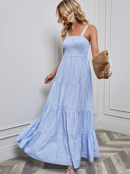 New In Spring and Summer 2023 New Women&#39;s Wear Suspender Waist Band Holiday Dress Vintage Sexy Beach Dress for Women Dresses